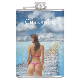 Bikini Girl Thunder_Cove Flachmann