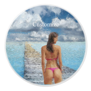 Bikini Girl Thunder_Cove Keramikknauf