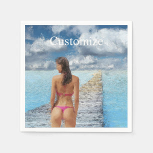 Bikini Girl Thunder_Cove Serviette