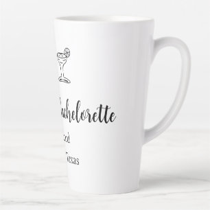 Bikini Glas Cocktail Junggesellinnenabschied Name  Milchtasse