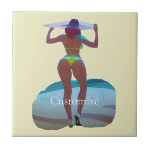 Bikini Hintern Beach Girl Thunder_Cove Fliese