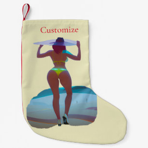 Bikini Hintern Beach Girl Thunder_Cove Kleiner Weihnachtsstrumpf