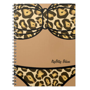 Bikini-Leopard-Druck Notizblock