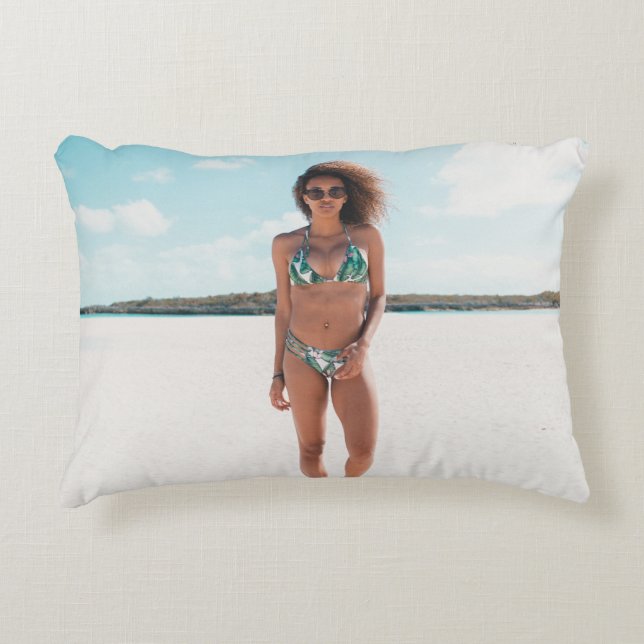 Bikini mit stehendem Sand Dekokissen (Vorderseite)