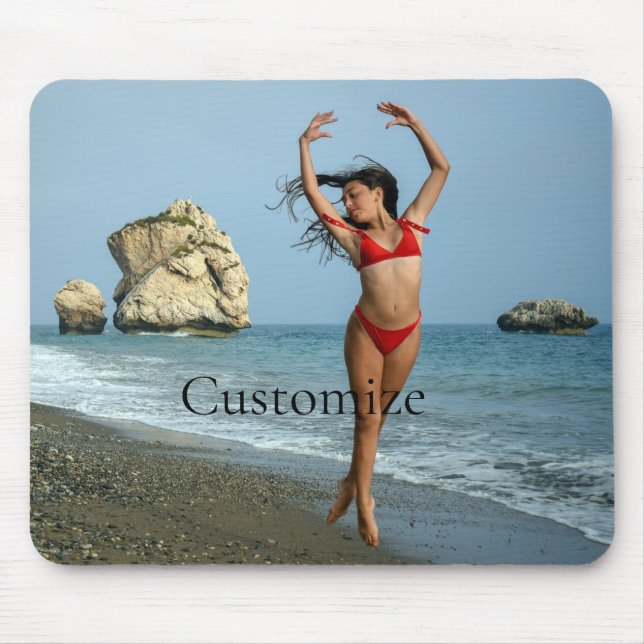 Bikini Modell tanzen Thunder_Cove Mousepad (Vorne)