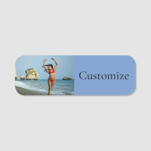 Bikini Modell tanzen Thunder_Cove Namensschild