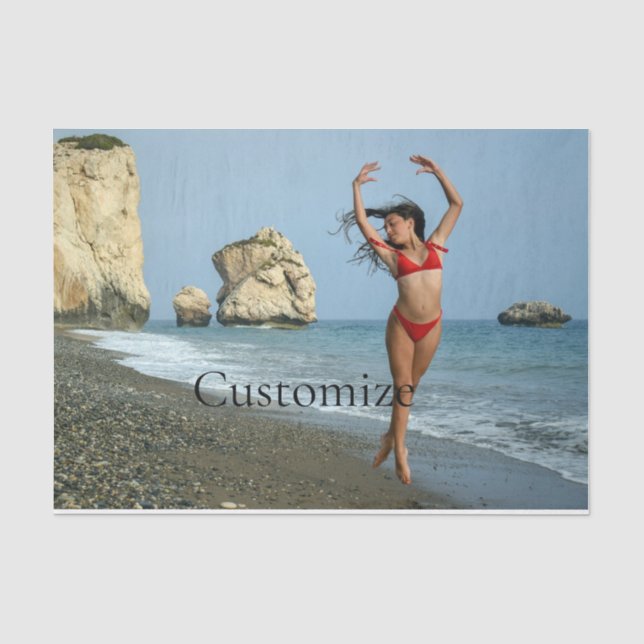 Bikini Modell tanzen Thunder_Cove Seidenpapier (Vorderseite)