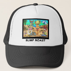 Bikini Rump Roast Funny Offbeat T-Shirts & Geschen Truckerkappe