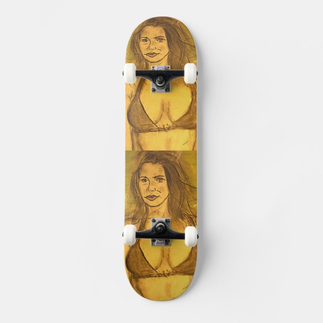 Bikini Skateboard (Vorderseite)
