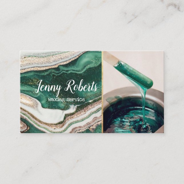 Bikini Wax Business Card Visitenkarte (Vorderseite)