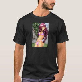 Bikinianime-Mädchen T-Shirt