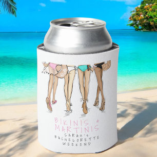 Bikinis & Martinis Junggeselinnen-Abschied Wochenn Dosenkühler