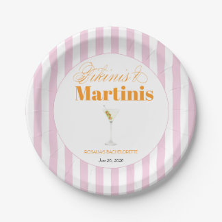 Bikinis & Martinis Junggesellinnenabschied (Pink & Pappteller