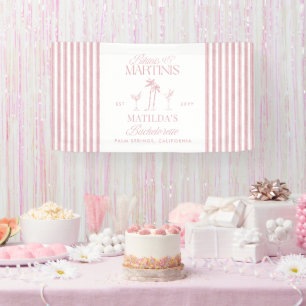 Bikinis und Martinis Elegantes Vintages Bacheloret Banner