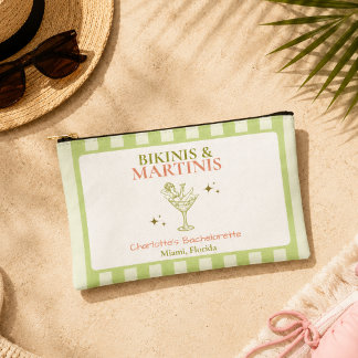 Bikinis und Martinis Junggesellinnen-Abschiedspart Zubehörtasche