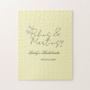 Bikins & Martinis Junggesellinnenabschied gelb ret