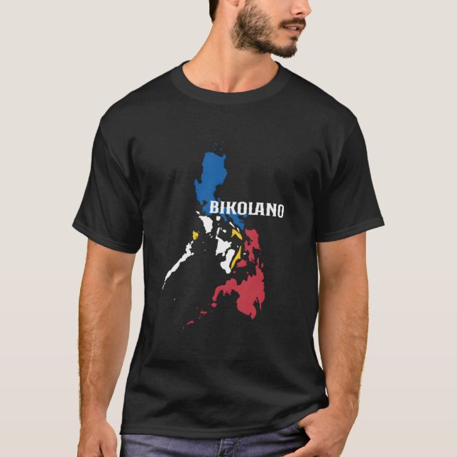 Bikolano For Bicol Filios And Filias T-Shirt (Vorderseite)