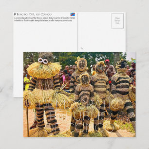 Bikoro, Demokratische Republik Kongo Reise Postkarte