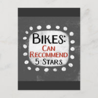 Bilan des vélos 5 étoiles Carte postale