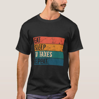 Bilanz der Steuersaison T-Shirt