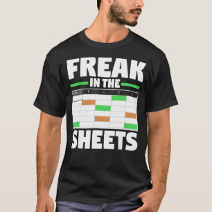 Bilanzanalytiker Spreadsheet Funny Freak in T-Shirt