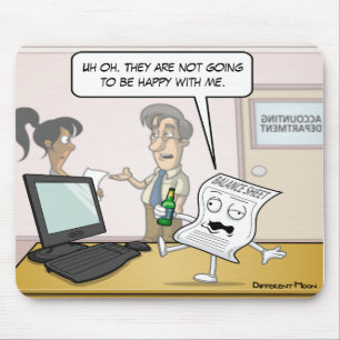 Bilanzierung Betrunkener Bilanzpaare Mousepad