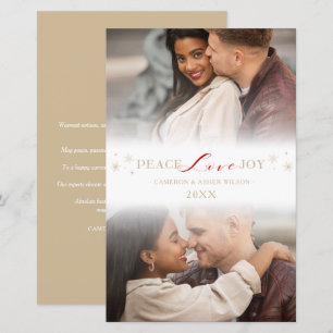 Bilap Simple Peace Liebe Joy Snowflakes 2 Fotos