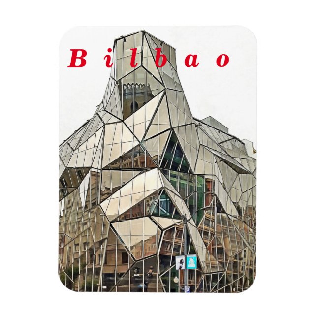 Bilbao. #28 magnet (Vertikal)