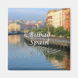 Bilbao, baskisches Spanien (Untertitel) Magnet
