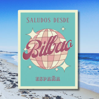 Bilbao Spanien España Retro Vintage Postkarte