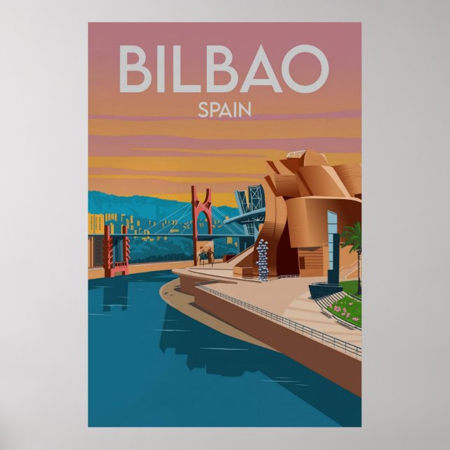 Bilbao, Spanien Poster (Vorne)