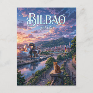 Bilbao Spanien Postkarte