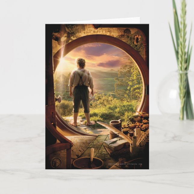 BILBO BAGGINS™ Back in Shire Collage Karte (Vorderseite)