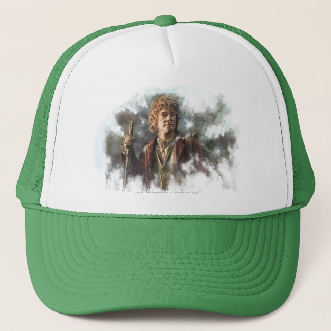 BILBO BAGGINS™-Illustration Truckerkappe (Vorderseite)