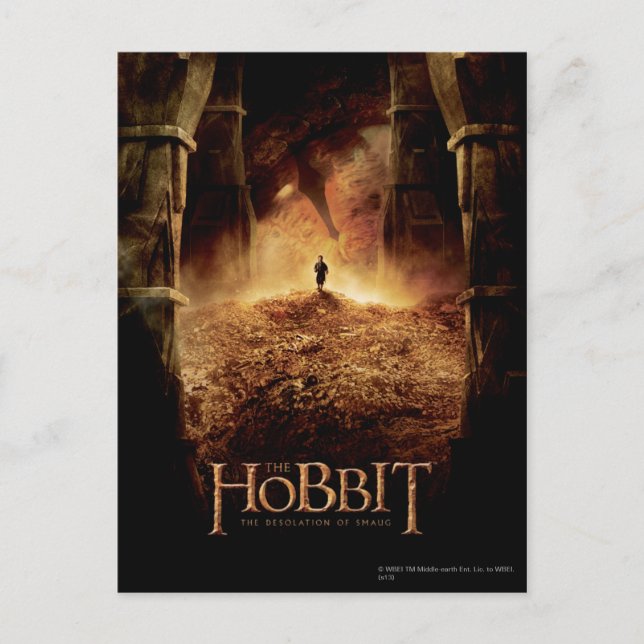 BILBO BAGGINS™ im Auge des SMAUG™ Postkarte (Vorderseite)