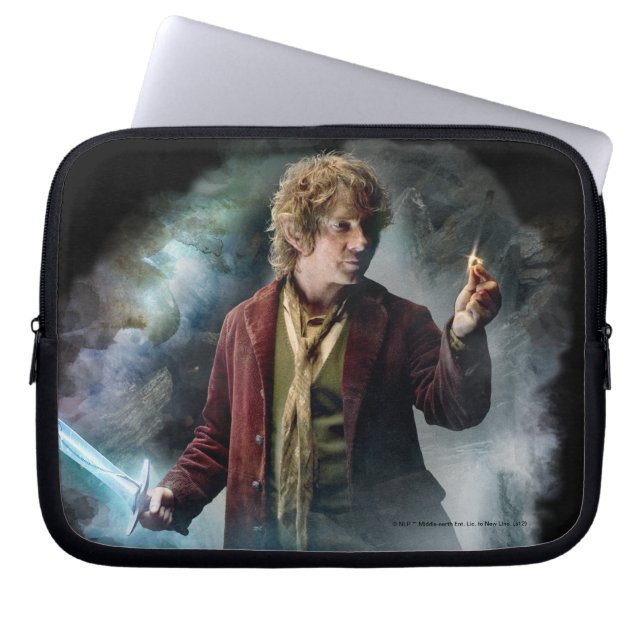 BILBO BAGGINS™ mit Ring Laptopschutzhülle (Vorderseite)