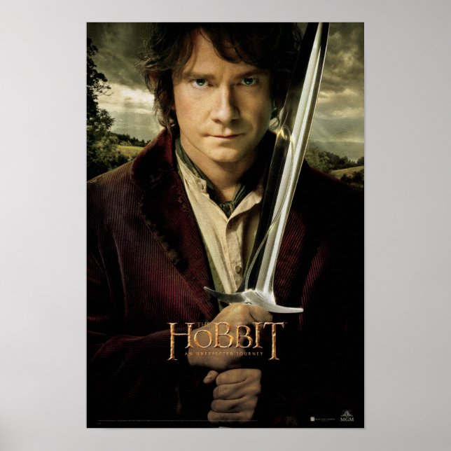 BILBO BAGGINS™ mit Schwert Poster (Vorne)