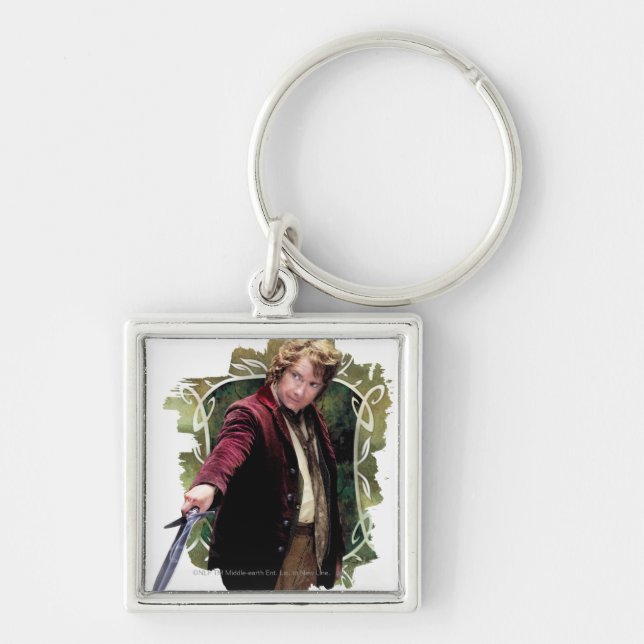 BILBO BAGGINS™ mit Schwert Schlüsselanhänger (Vorne)