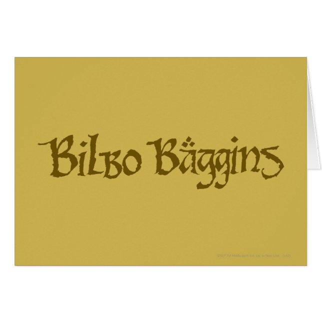 BILBO BAGGINS™ Solid (Vorderseite (Horizontal))