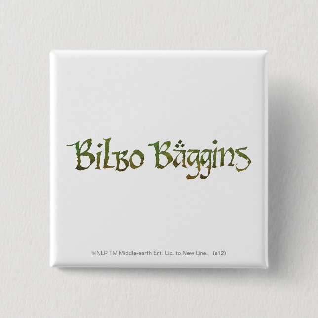 BILBO BAGGINS™ texturiert Button (Vorderseite)