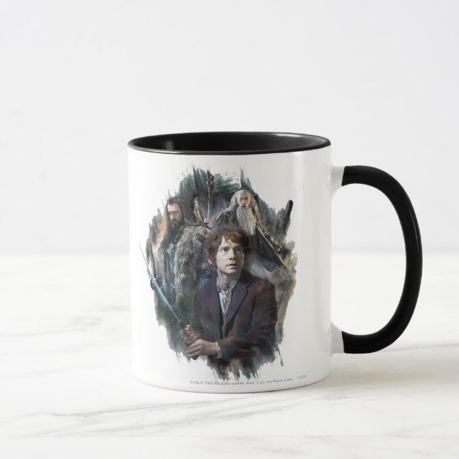BILBO BAGGINS™, THORIN OAKENSHIELD™, & Gandalf Tasse (Rechts)