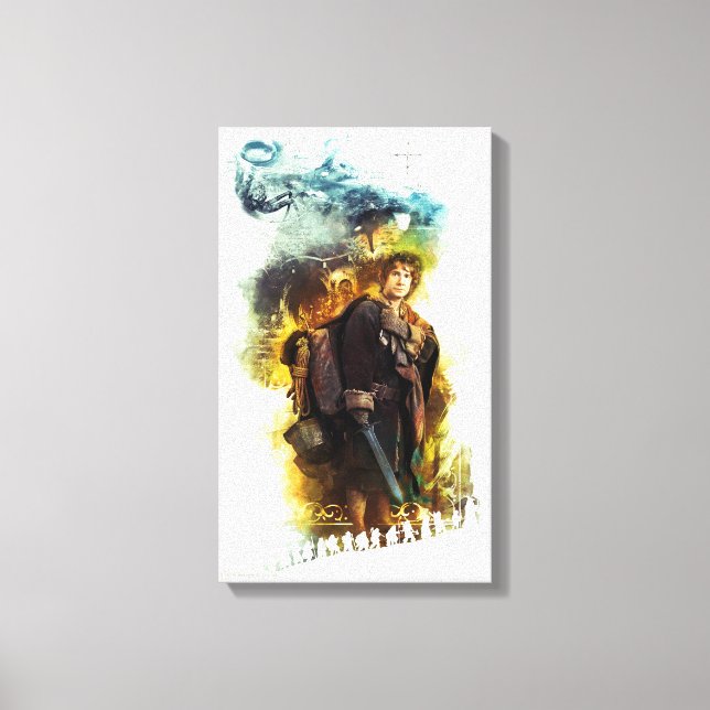 BILBO BAGGINS™ und die Firma der Zwerge Graphic Leinwanddruck (Vorderseite)
