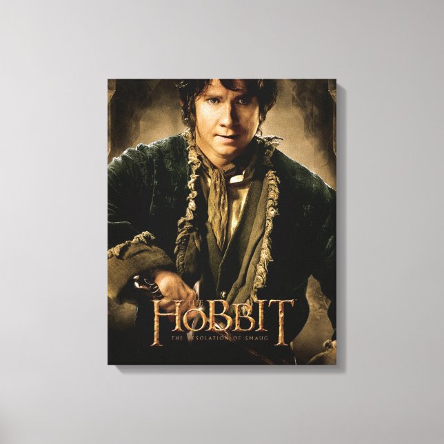 BILBO BAGGINS™ Zeichenposter 1 Leinwanddruck (Vorderseite)