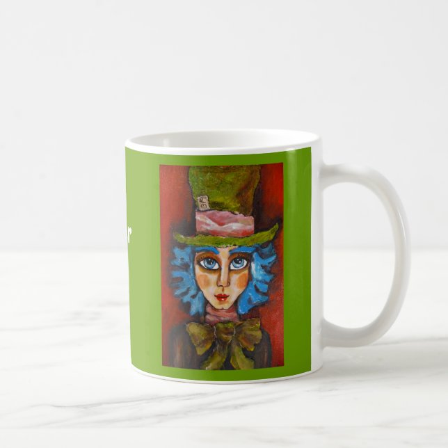 Bild 051, bin ich als Hutmacher wütend Kaffeetasse (Rechts)