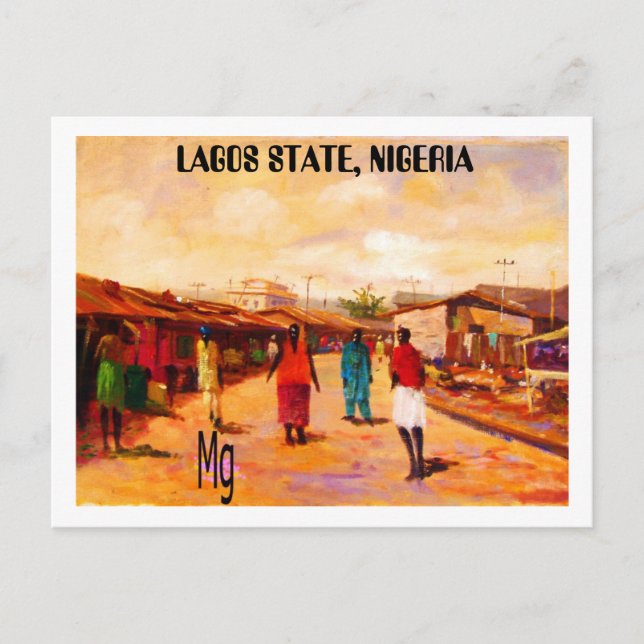 Bild 9, LAGOS STAAT, NIGERIA Postkarte (Vorderseite)