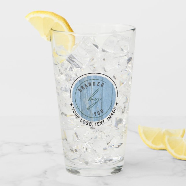 Bild anpassen | 473 ml Pint Shaker Glas (Vorderseite Ice)