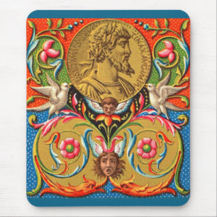 Bild Caesar-Vögel Blume etc. aus dem 15. Jahrhunde Mousepad