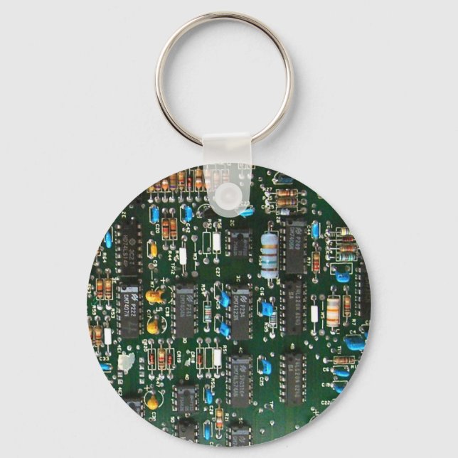 Bild der elektronischen Leiterplatte Schlüsselanhänger (Vorderseite)