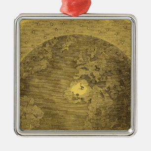 Bild der Welt Silbernes Ornament