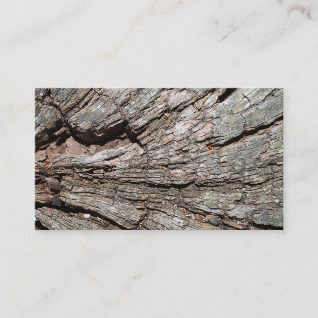 Bild des alten Baum-Stumpf-Holzes Visitenkarte (Vorderseite)